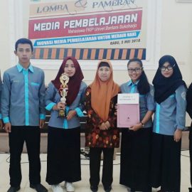 Luar biasa, Mahasiswa Pend. Biologi juara 1 lomba Media Ajar