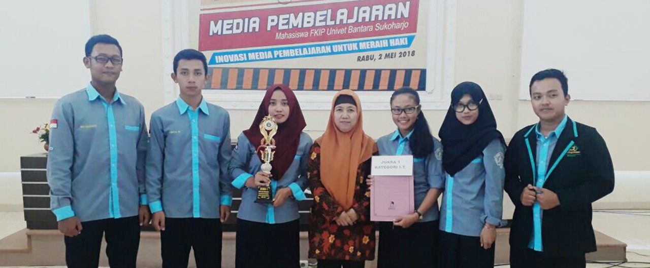 Juara 1 Lomba Media Pembelajaran berbasis IT tingkat Fakultas Tahun 2018
