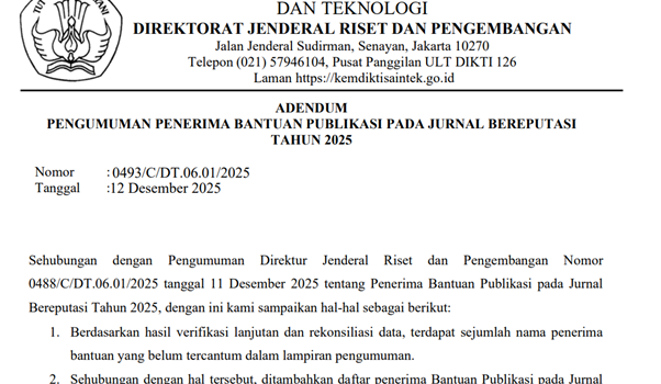 Dua Dosen Pendidikan Biologi Univet Bantara Raih Bantuan Publikasi Jurnal Bereputasi dari Kemendiktisaintek